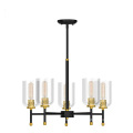 Industrial Style Glass Chandelier Light Indoor Lamp